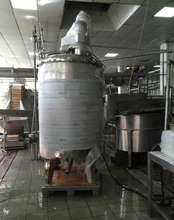 Hummus Production Mixer İnstallation
